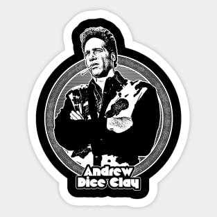 Andrew Dice Clay //// Retro Style Fan Art Design Sticker